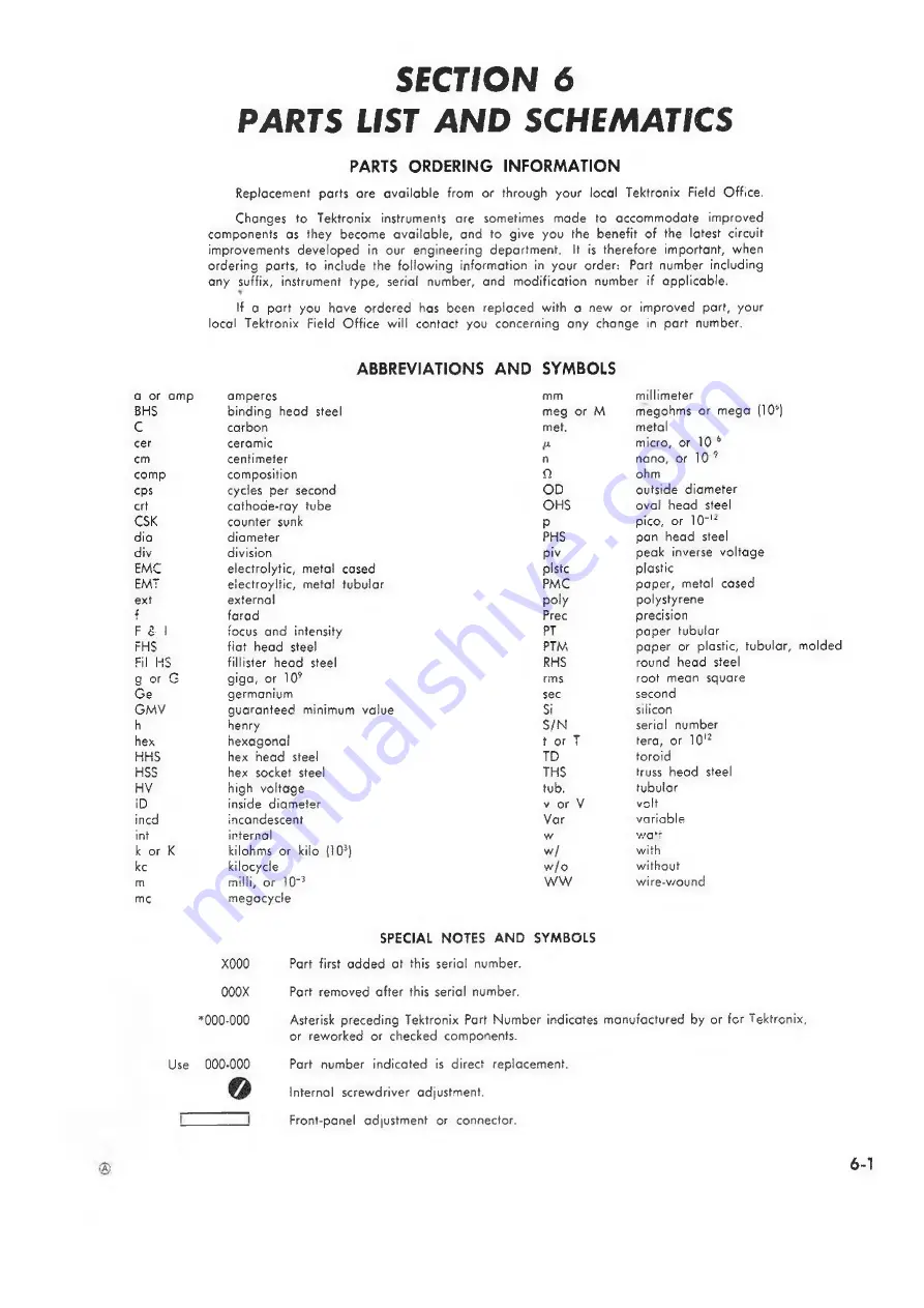 Tektronix 543B Instruction Manual Download Page 37