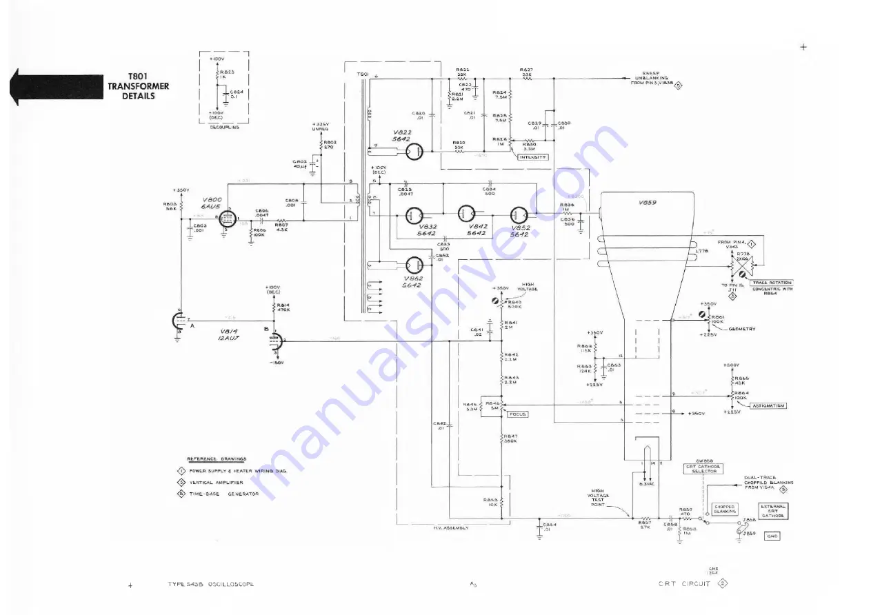 Tektronix 543B Instruction Manual Download Page 79