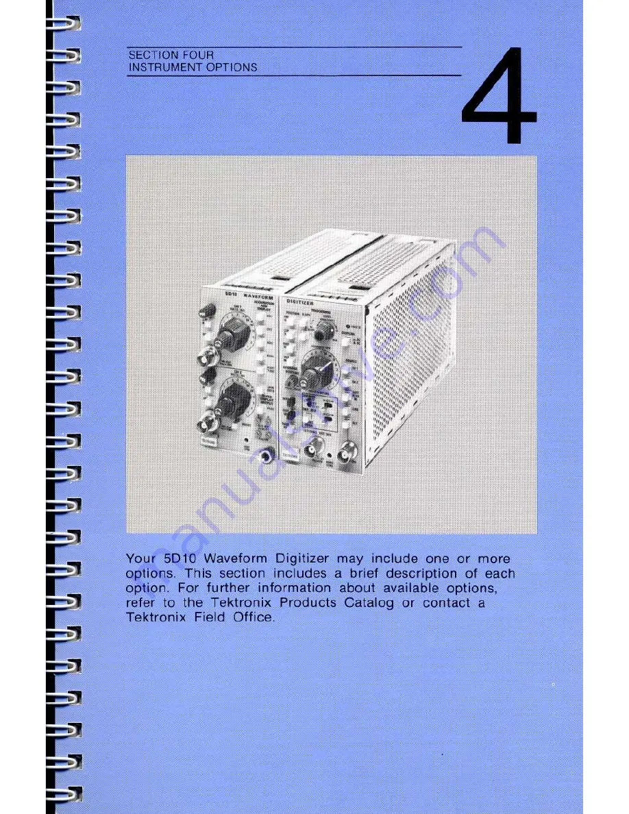 Tektronix 5D10 Operator'S Manual Download Page 103