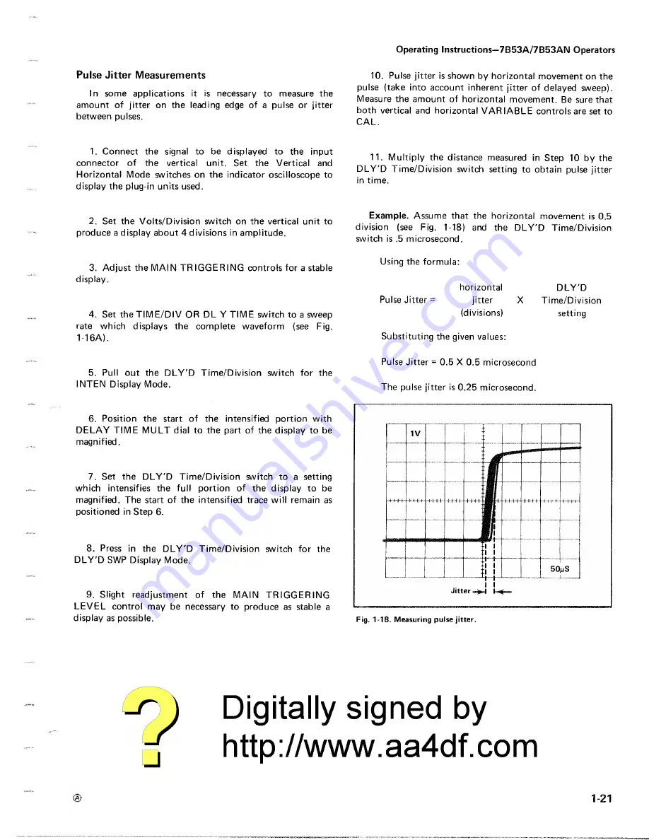 Tektronix 7853A Скачать руководство пользователя страница 25