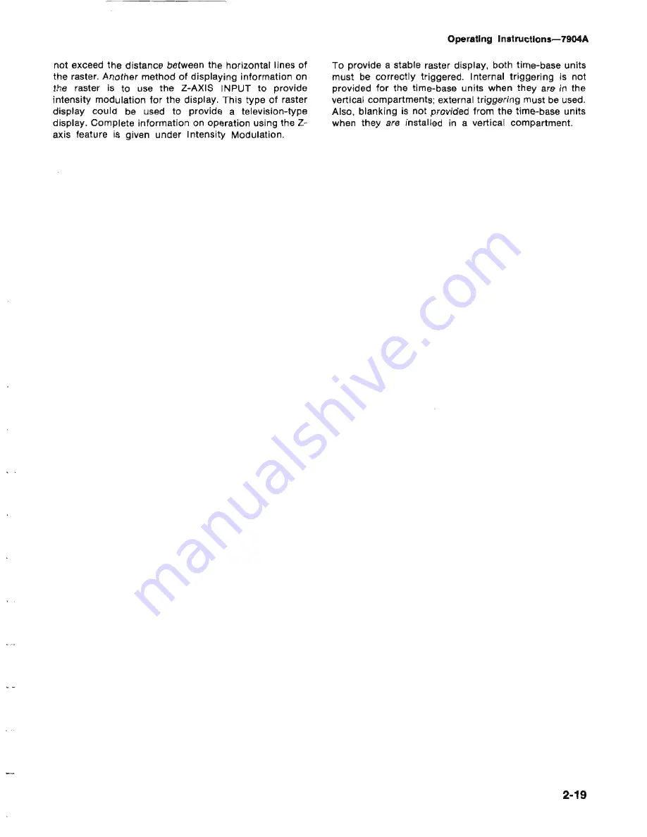 Tektronix 7904A Instruction Manual Download Page 44