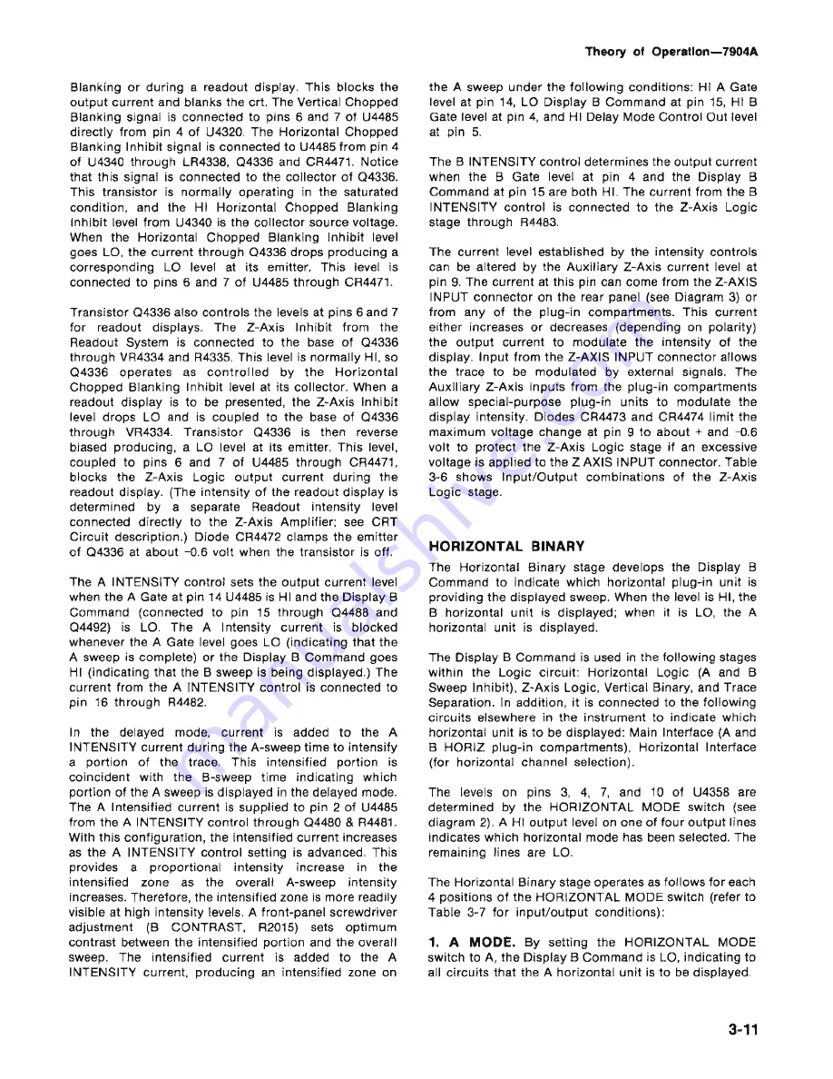 Tektronix 7904A Instruction Manual Download Page 57