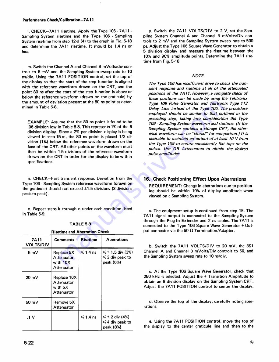 Tektronix 7a11 Instruction Manual Download Page 67