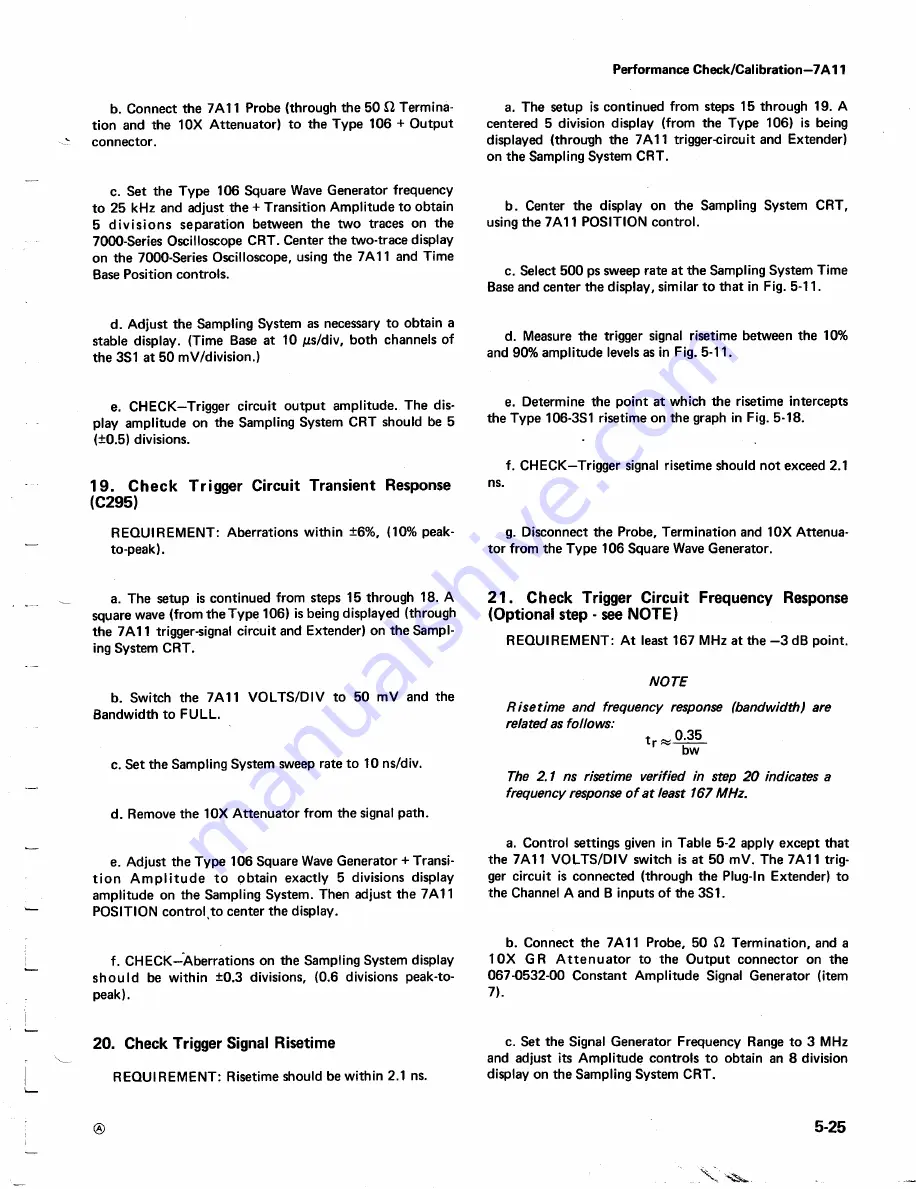 Tektronix 7a11 Instruction Manual Download Page 70