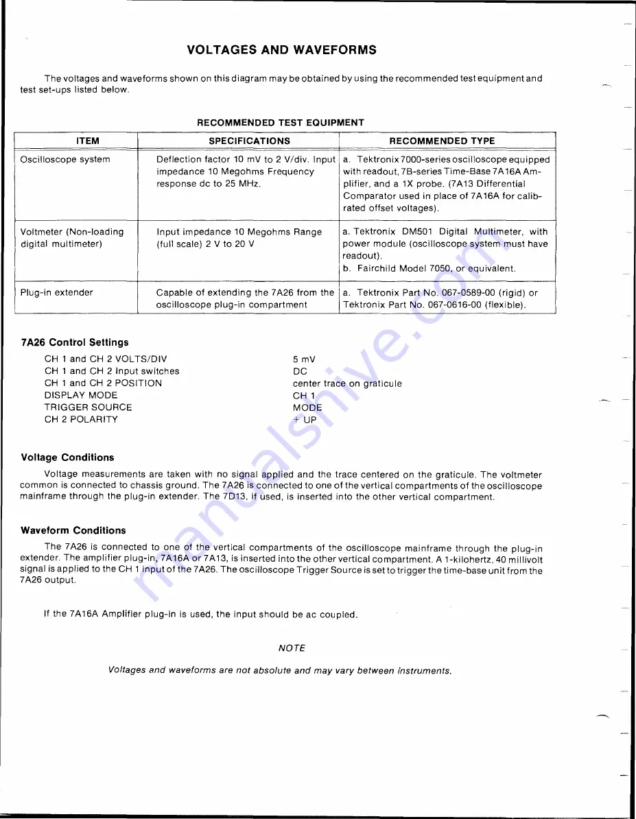 Tektronix 7A26 Instruction Manual Download Page 57