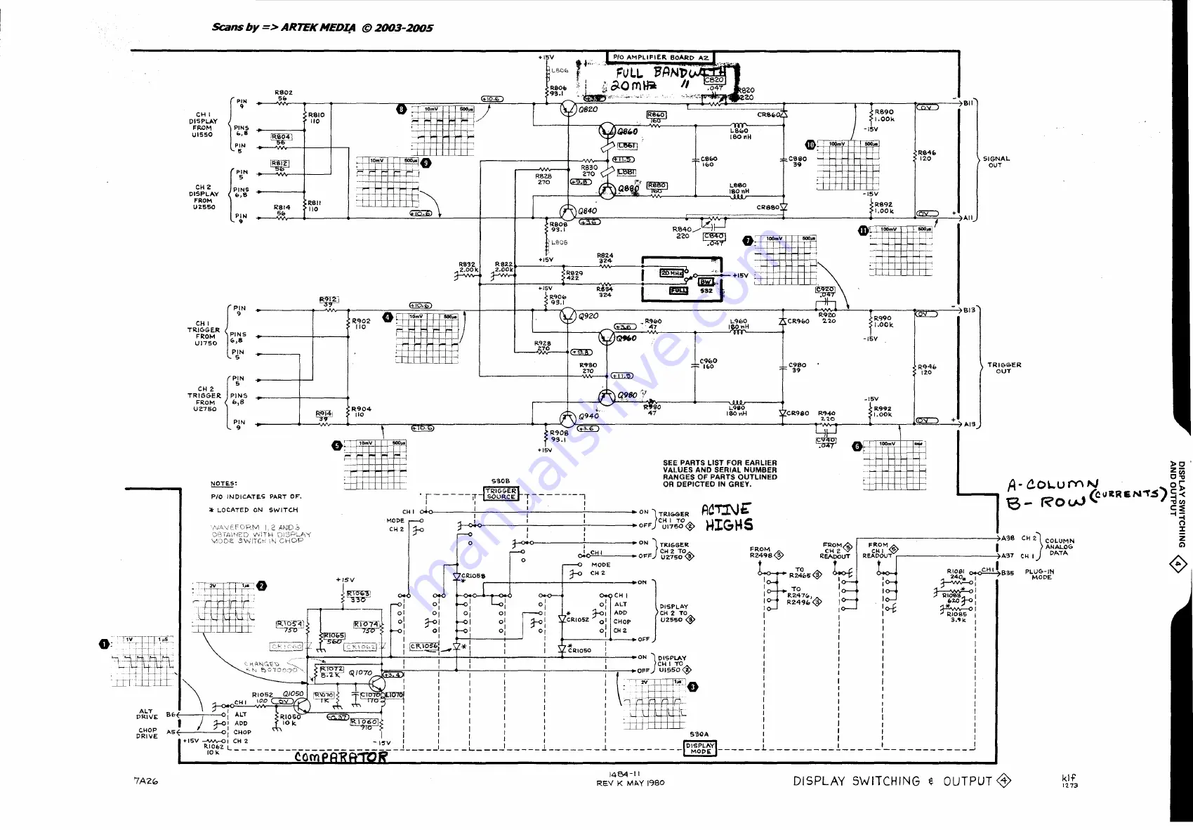 Tektronix 7A26 Instruction Manual Download Page 66