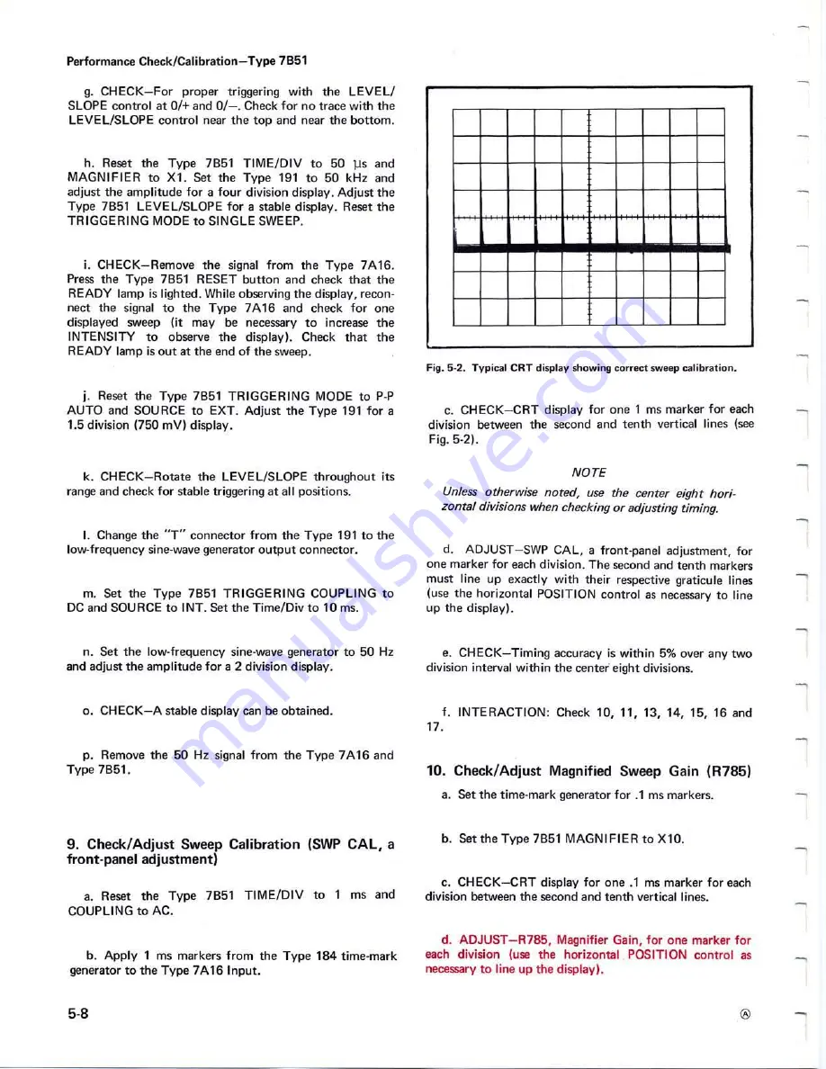 Tektronix 7B51 Instruction Manual Download Page 61