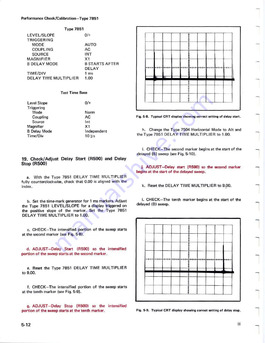 Tektronix 7B51 Instruction Manual Download Page 65