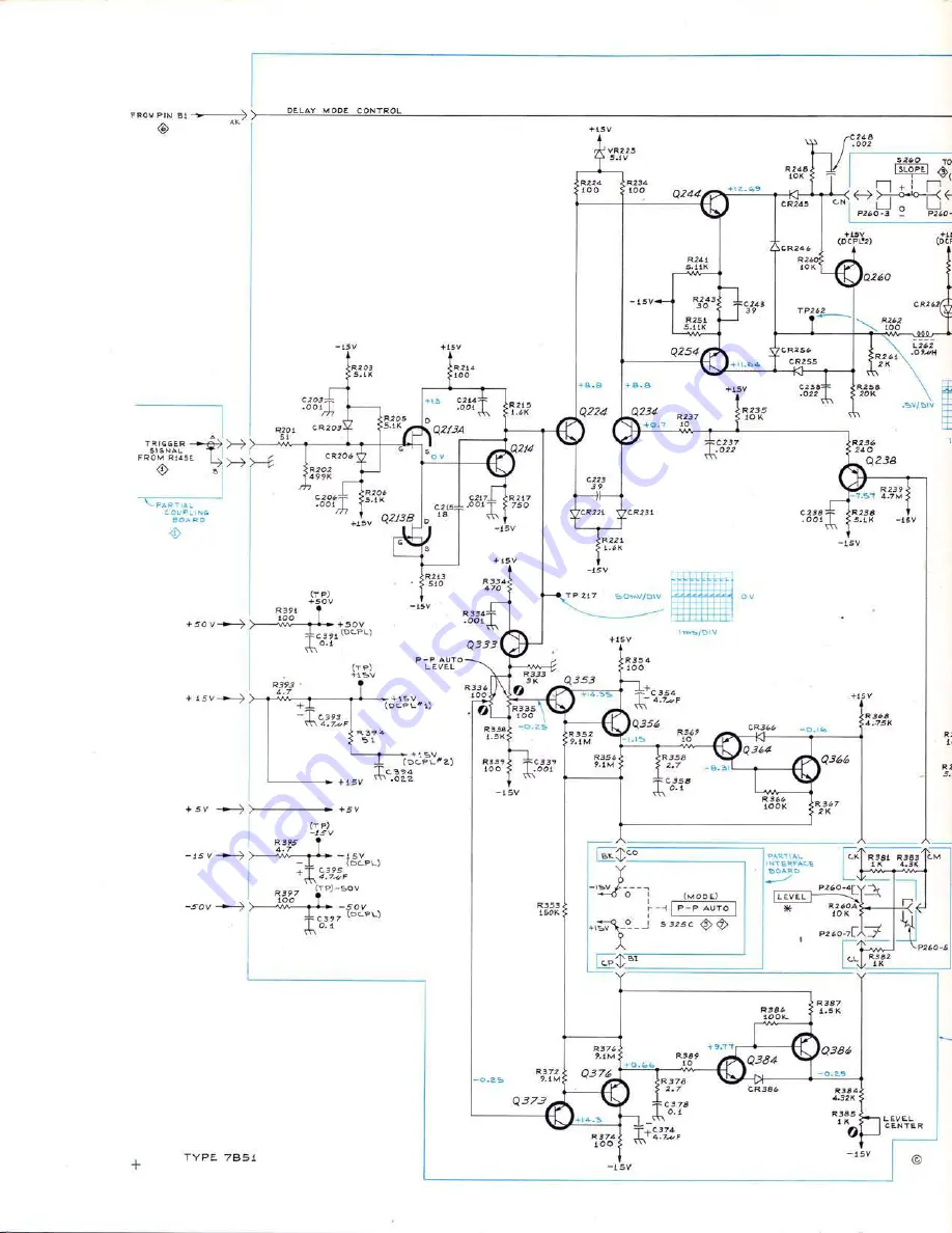 Tektronix 7B51 Instruction Manual Download Page 97