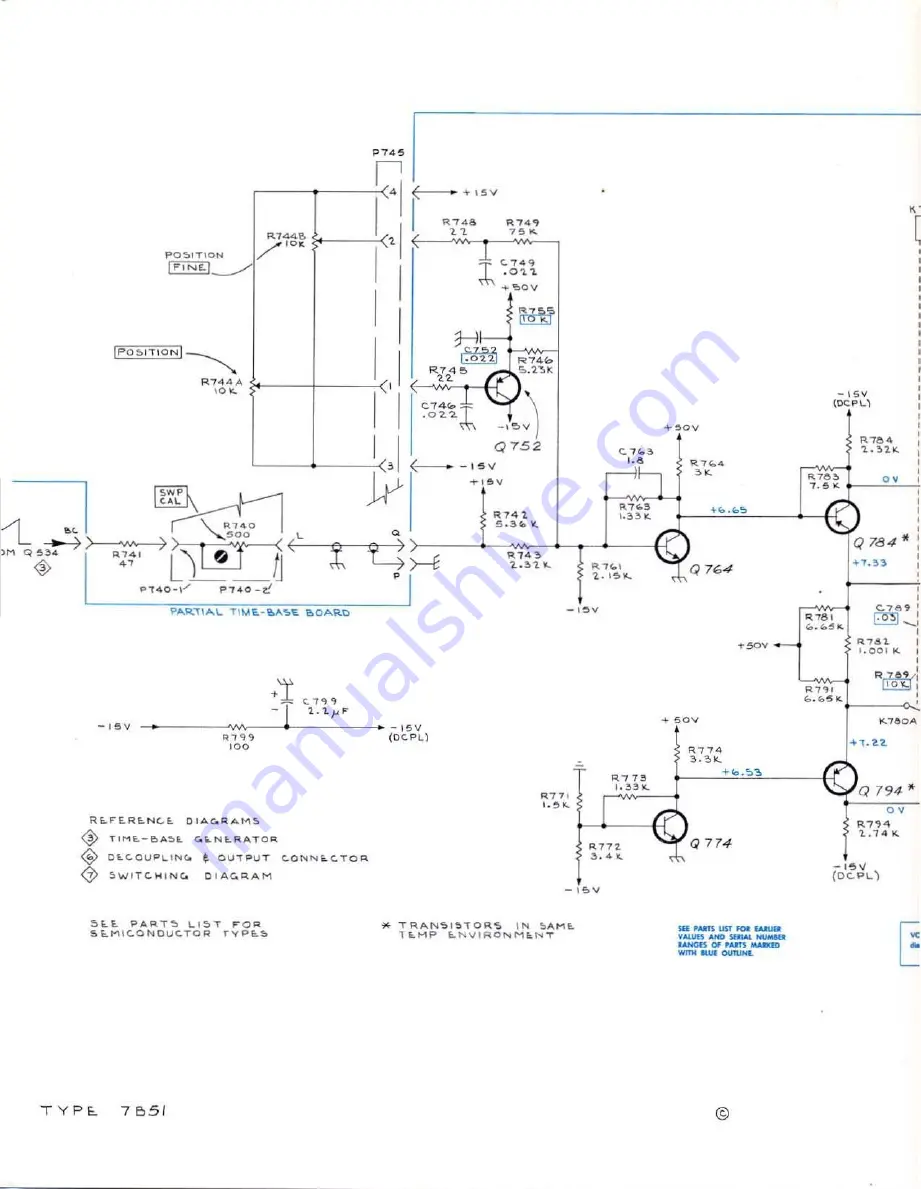 Tektronix 7B51 Скачать руководство пользователя страница 103