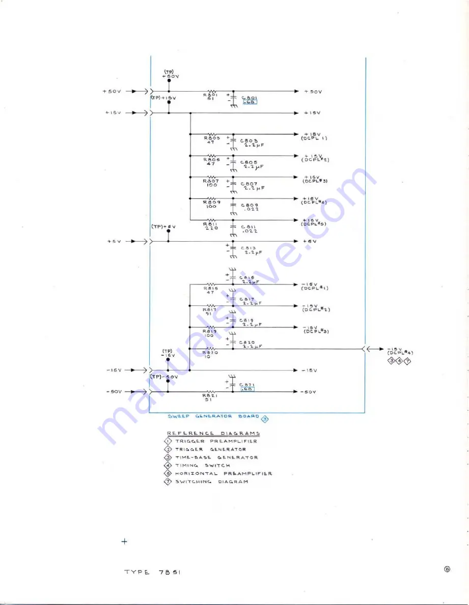 Tektronix 7B51 Instruction Manual Download Page 105