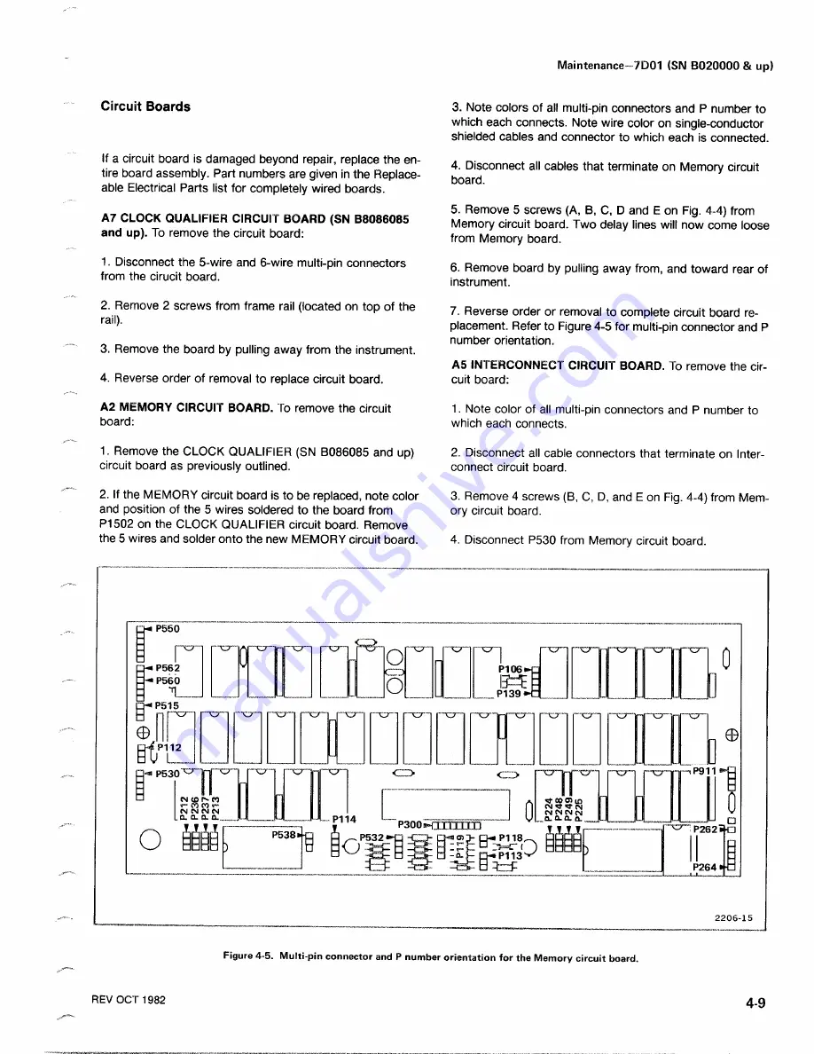 Tektronix 7D01 Instruction Manual Download Page 60