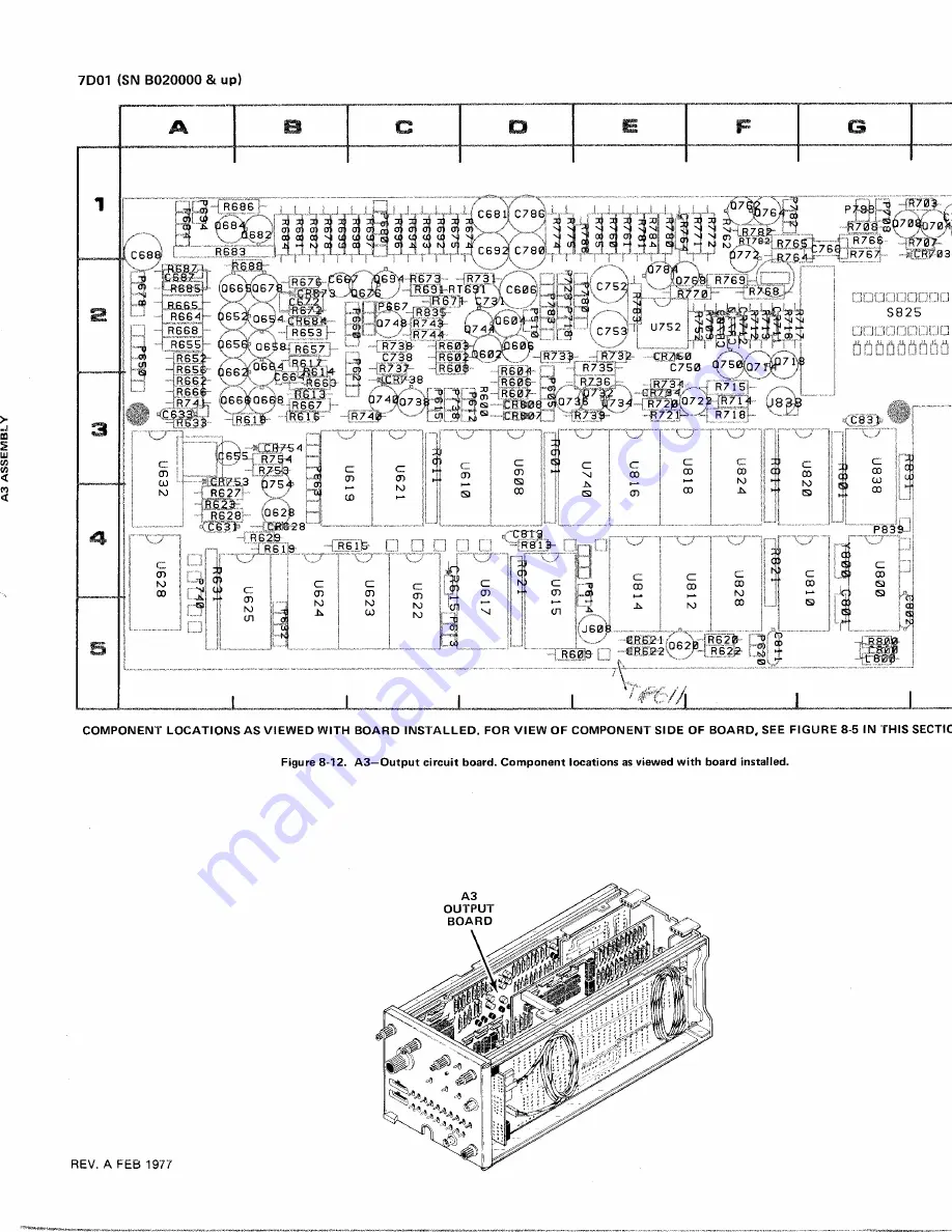 Tektronix 7D01 Скачать руководство пользователя страница 173