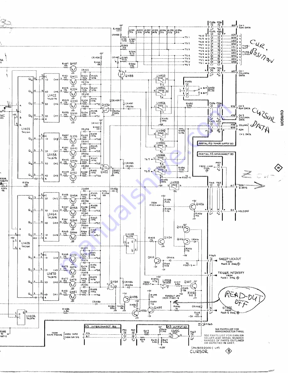 Tektronix 7D01 Скачать руководство пользователя страница 235