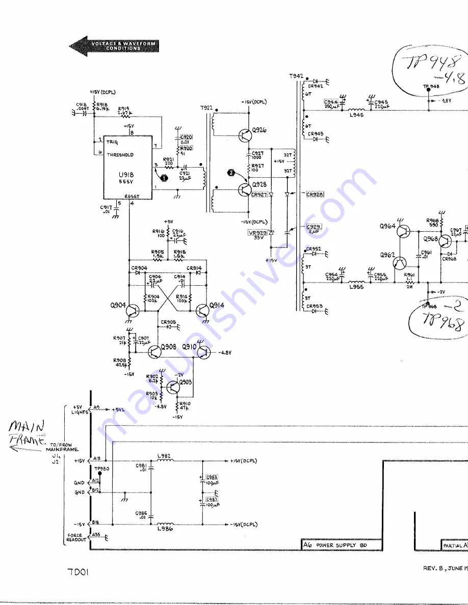 Tektronix 7D01 Скачать руководство пользователя страница 253