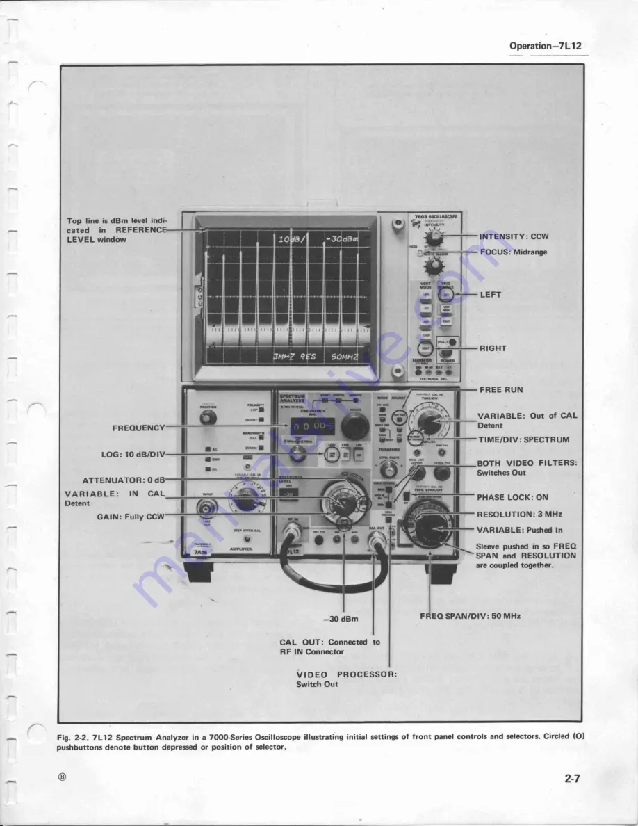 Tektronix 7L12 Скачать руководство пользователя страница 17