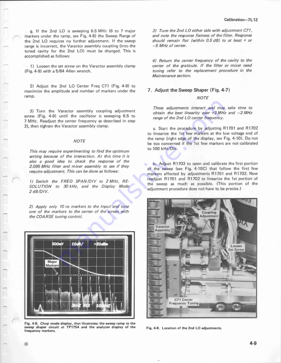 Tektronix 7L12 Скачать руководство пользователя страница 48