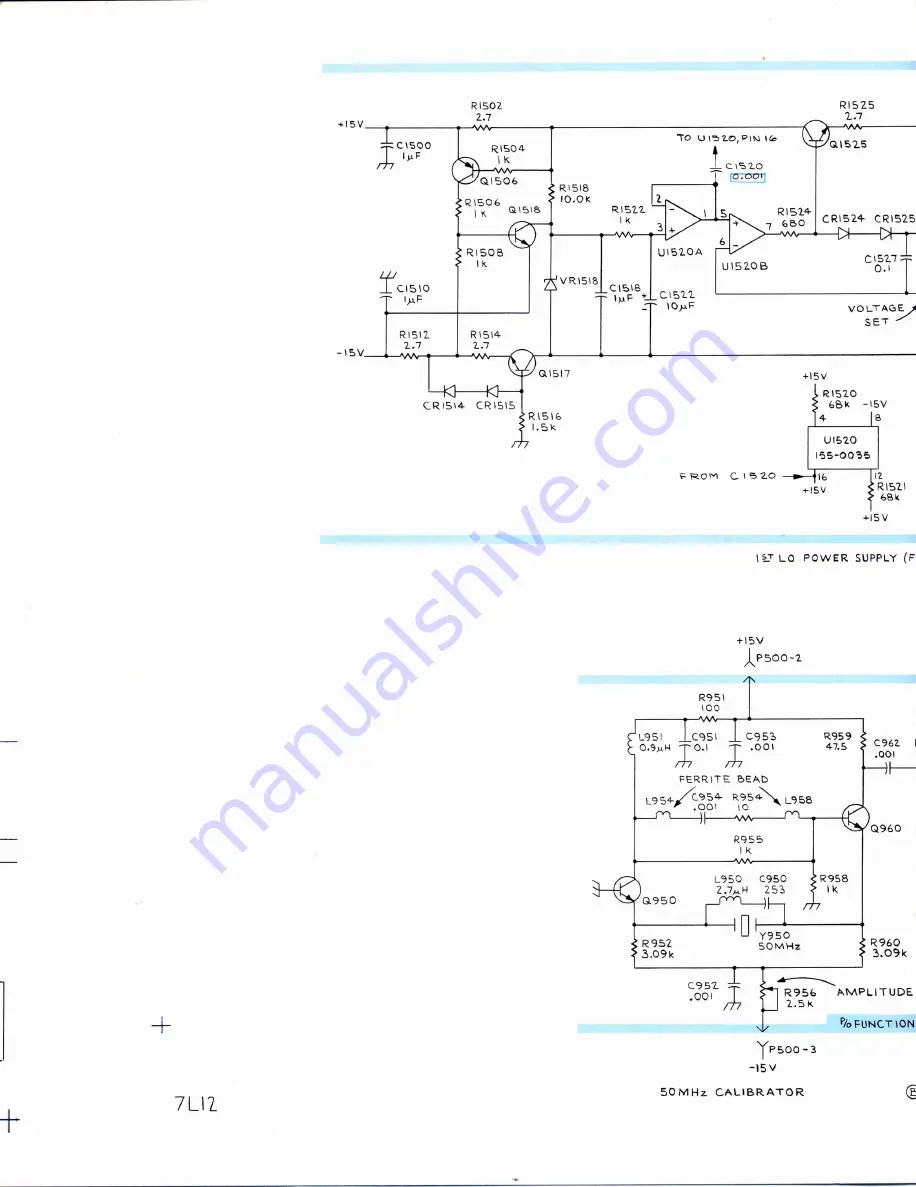 Tektronix 7L12 Скачать руководство пользователя страница 161