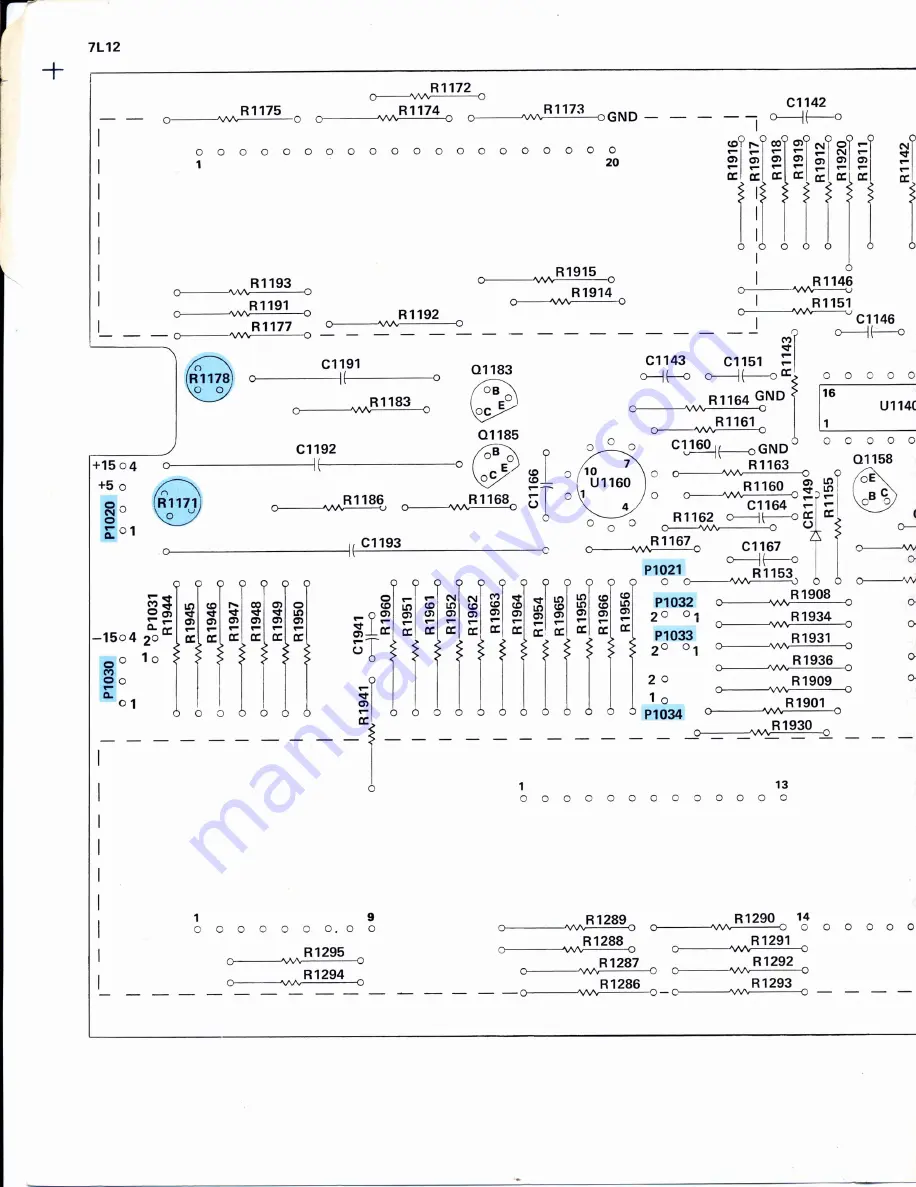 Tektronix 7L12 Скачать руководство пользователя страница 175