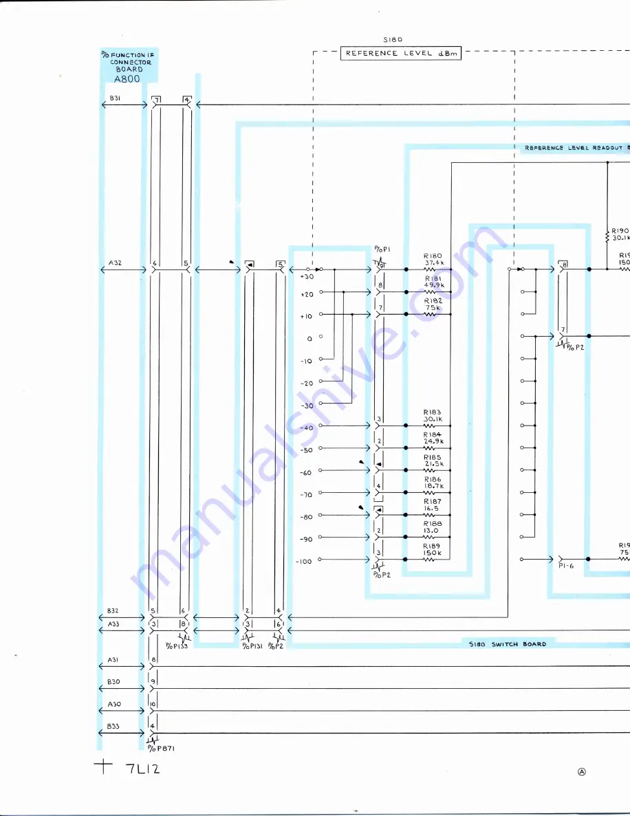 Tektronix 7L12 Скачать руководство пользователя страница 182