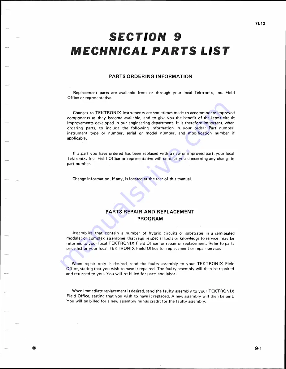 Tektronix 7L12 Скачать руководство пользователя страница 188