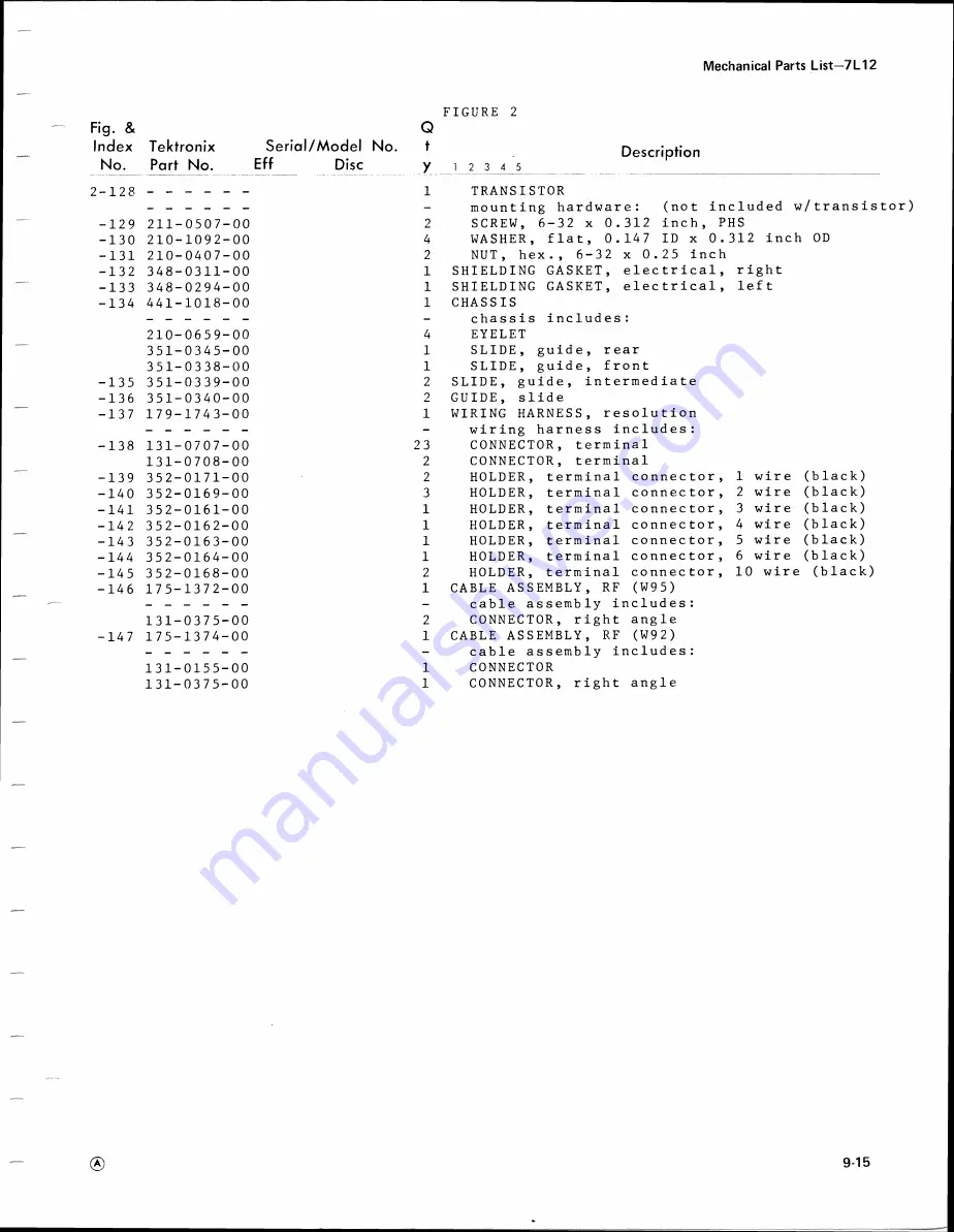 Tektronix 7L12 Instruction Manual Download Page 202