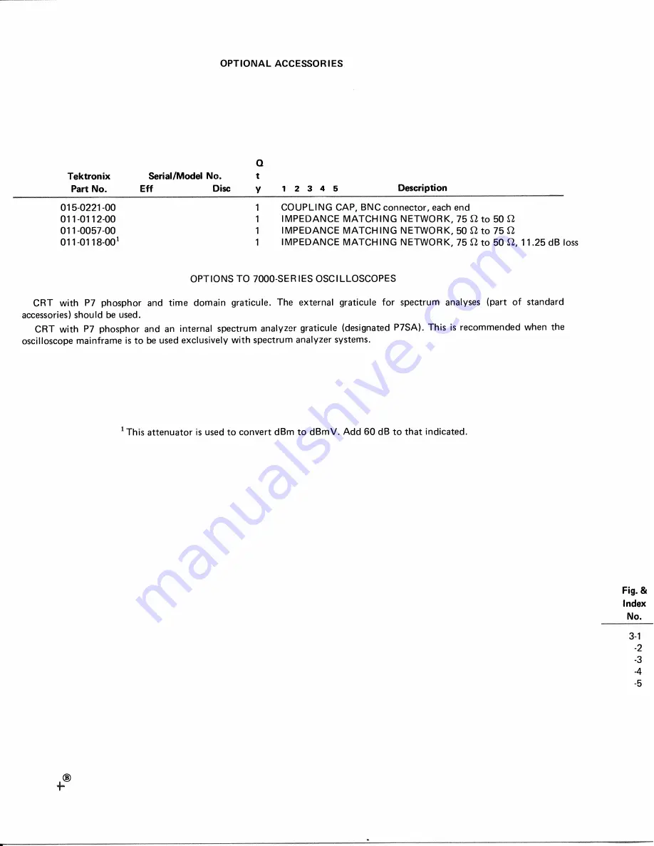 Tektronix 7L12 Instruction Manual Download Page 207