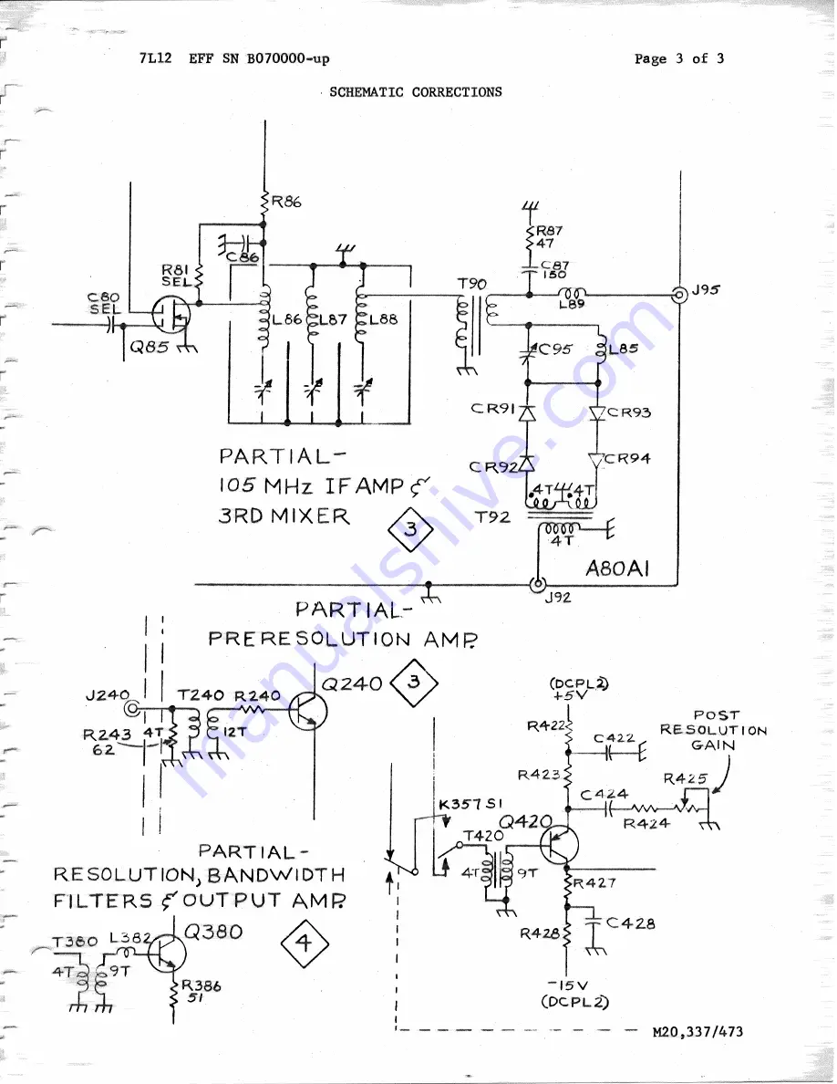 Tektronix 7L12 Скачать руководство пользователя страница 214