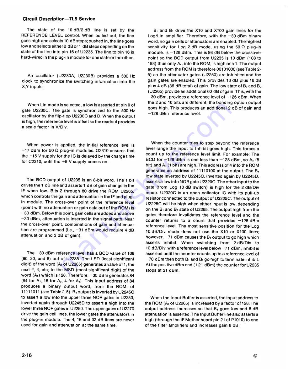 Tektronix 7L5 Instruction Manual Download Page 26