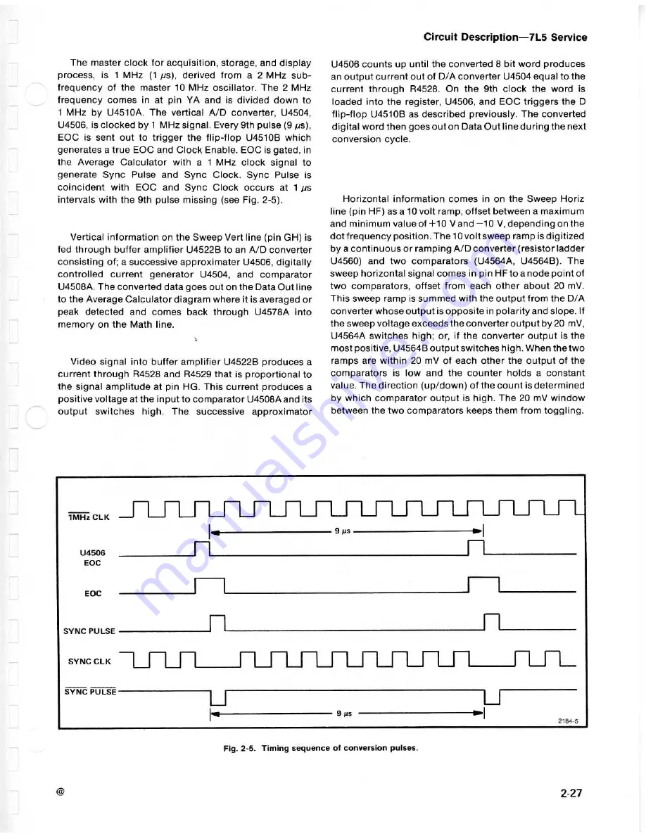 Tektronix 7L5 Instruction Manual Download Page 37