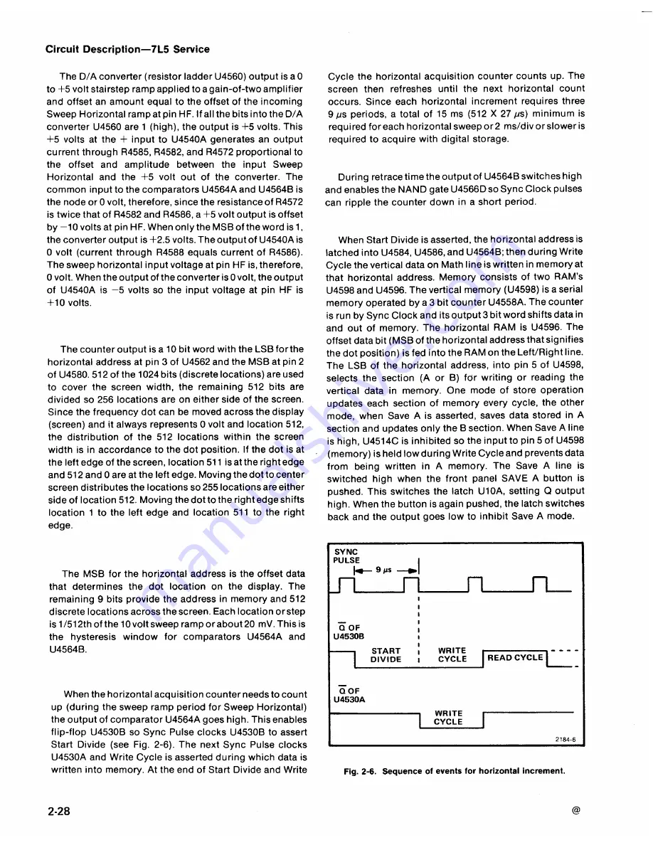 Tektronix 7L5 Instruction Manual Download Page 38