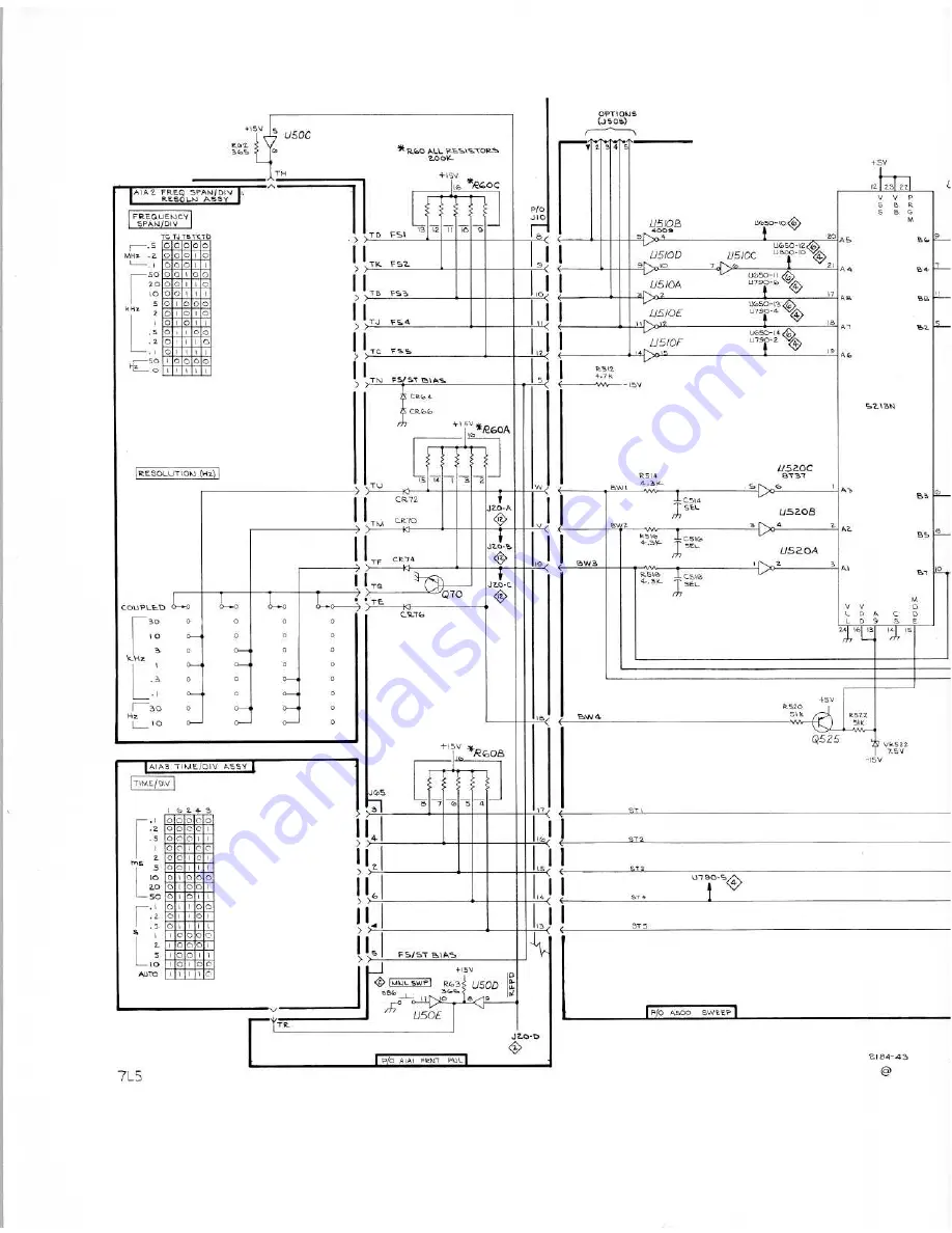 Tektronix 7L5 Instruction Manual Download Page 139