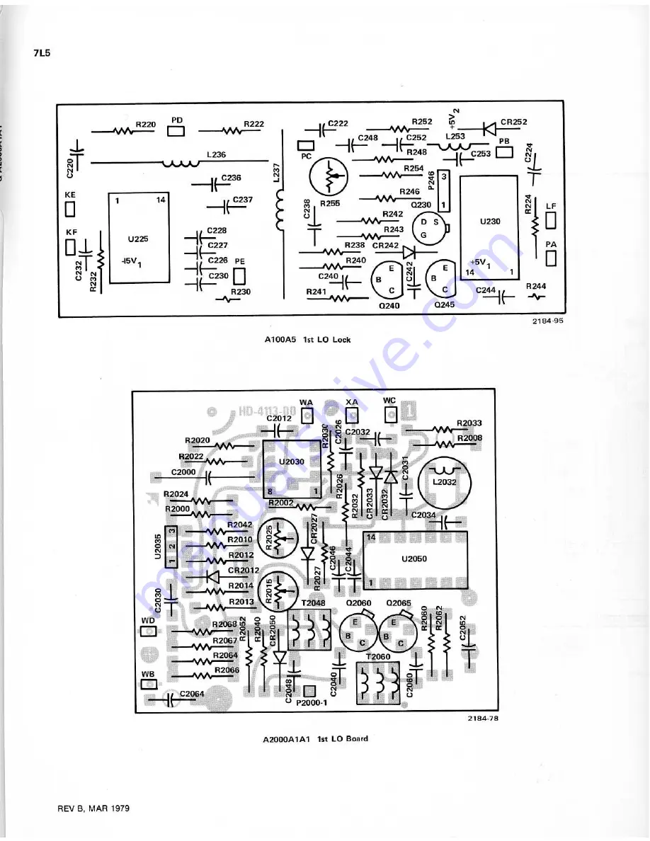 Tektronix 7L5 Скачать руководство пользователя страница 165