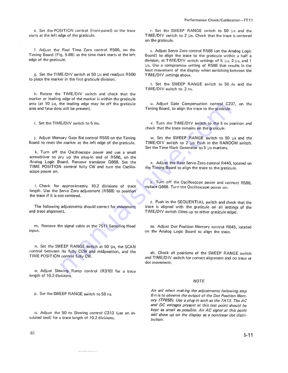 Tektronix 7T11 Instruction Manual Download Page 101