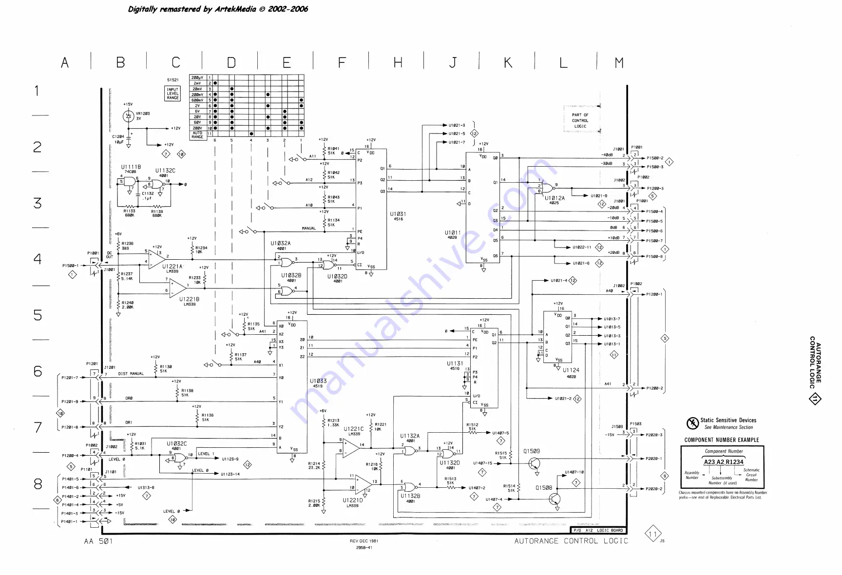 Tektronix AA 501 Скачать руководство пользователя страница 131