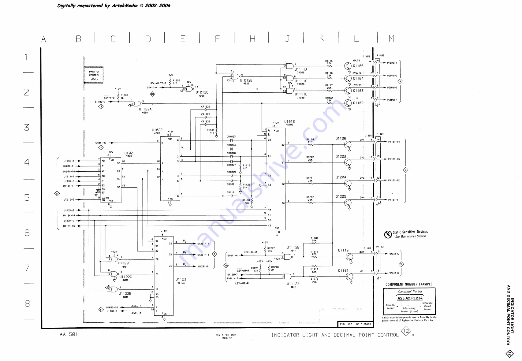 Tektronix AA 501 Instruction Manual Download Page 133