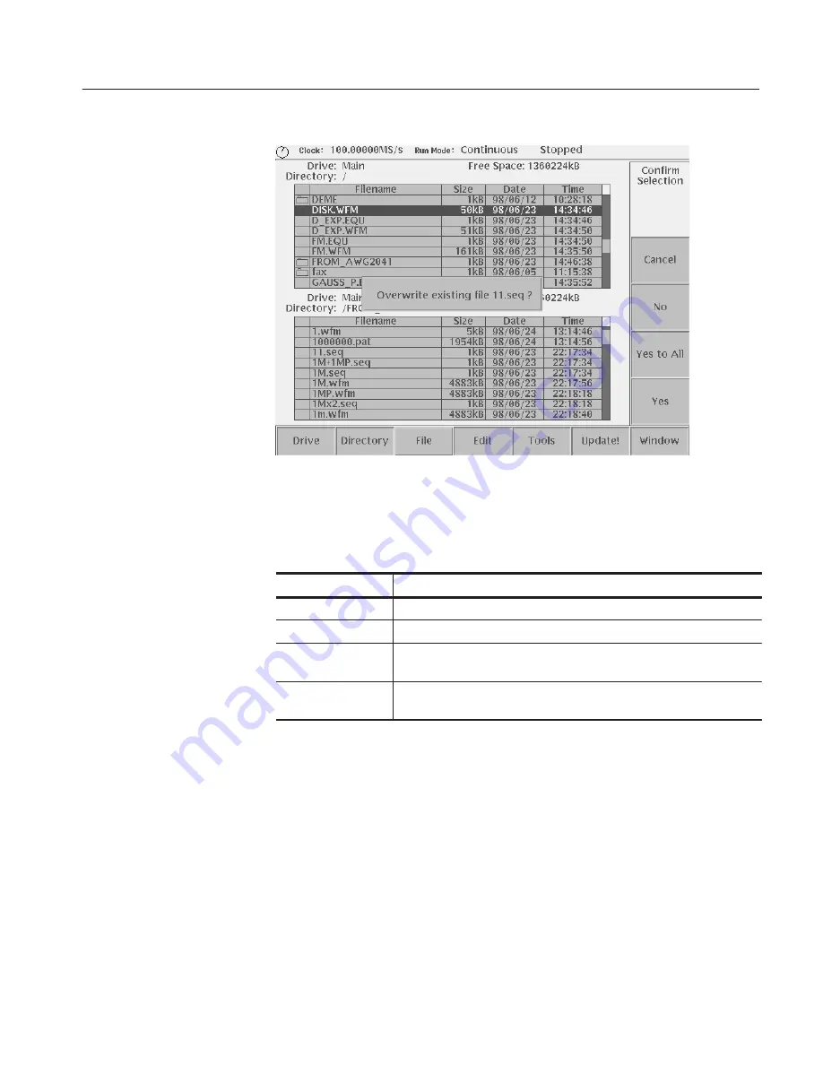 Tektronix AWG610 User Manual Download Page 61