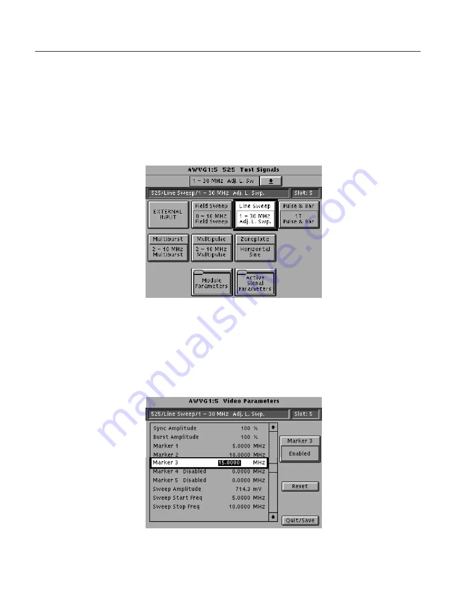 Tektronix AWVG1 User Manual Download Page 34