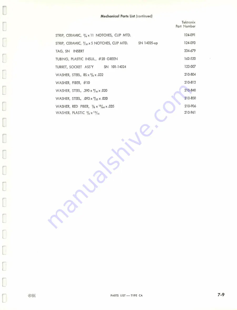 Tektronix CA PLUG-IN Instruction Manual Download Page 35