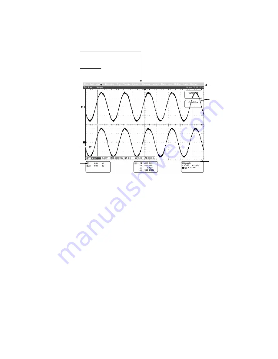 Tektronix CSA7404B Скачать руководство пользователя страница 64