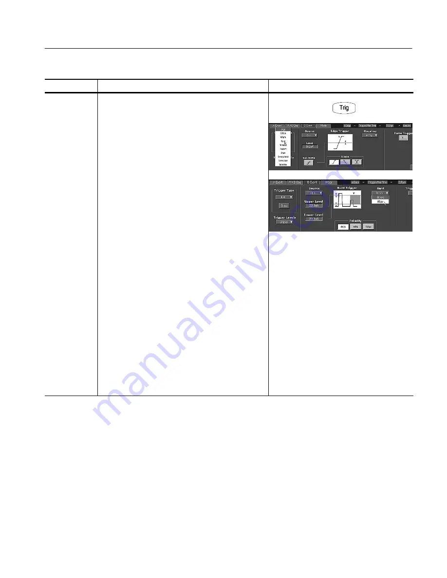 Tektronix CSA7404B User Manual Download Page 183