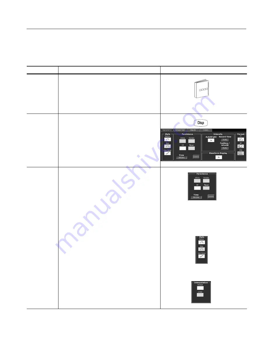 Tektronix CSA7404B User Manual Download Page 203