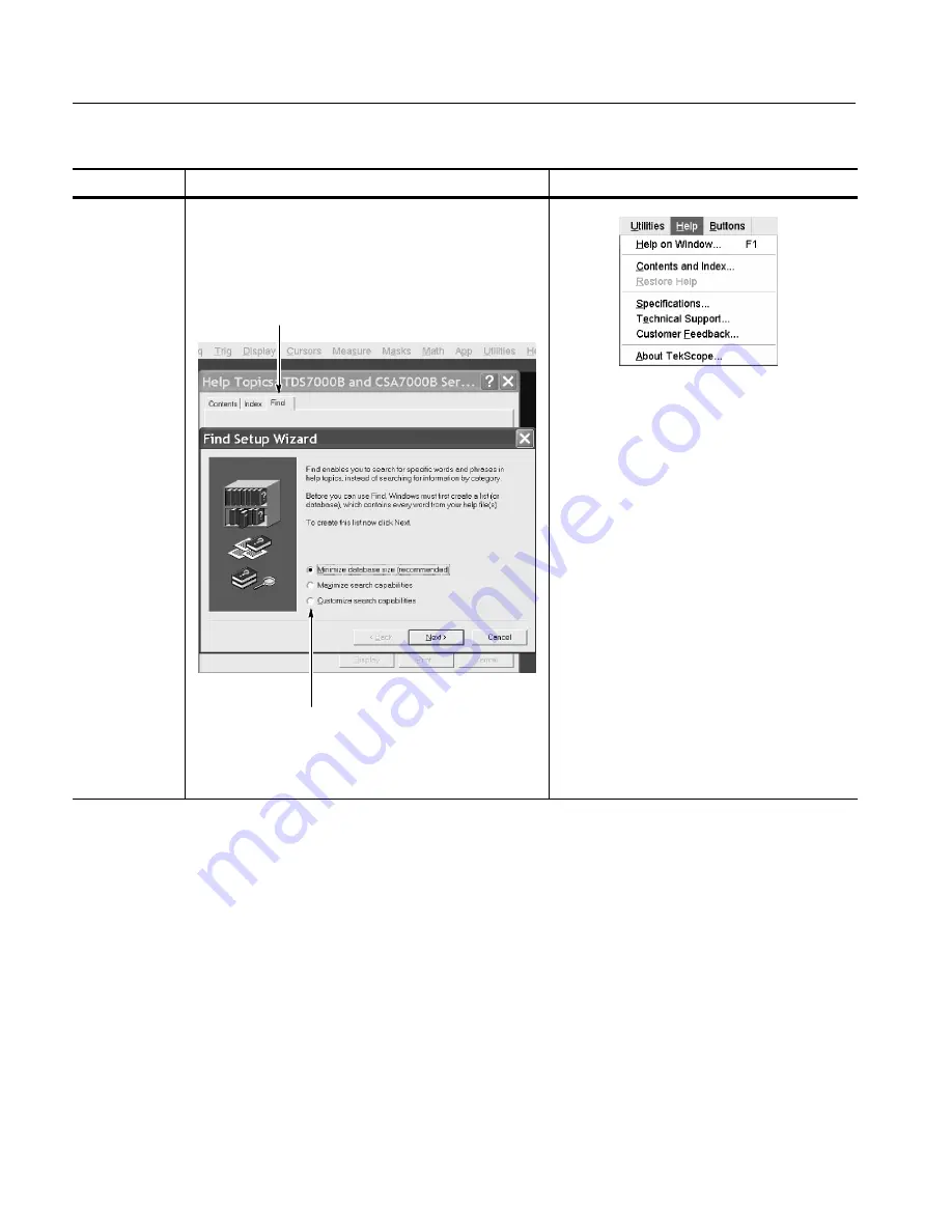 Tektronix CSA7404B Скачать руководство пользователя страница 334