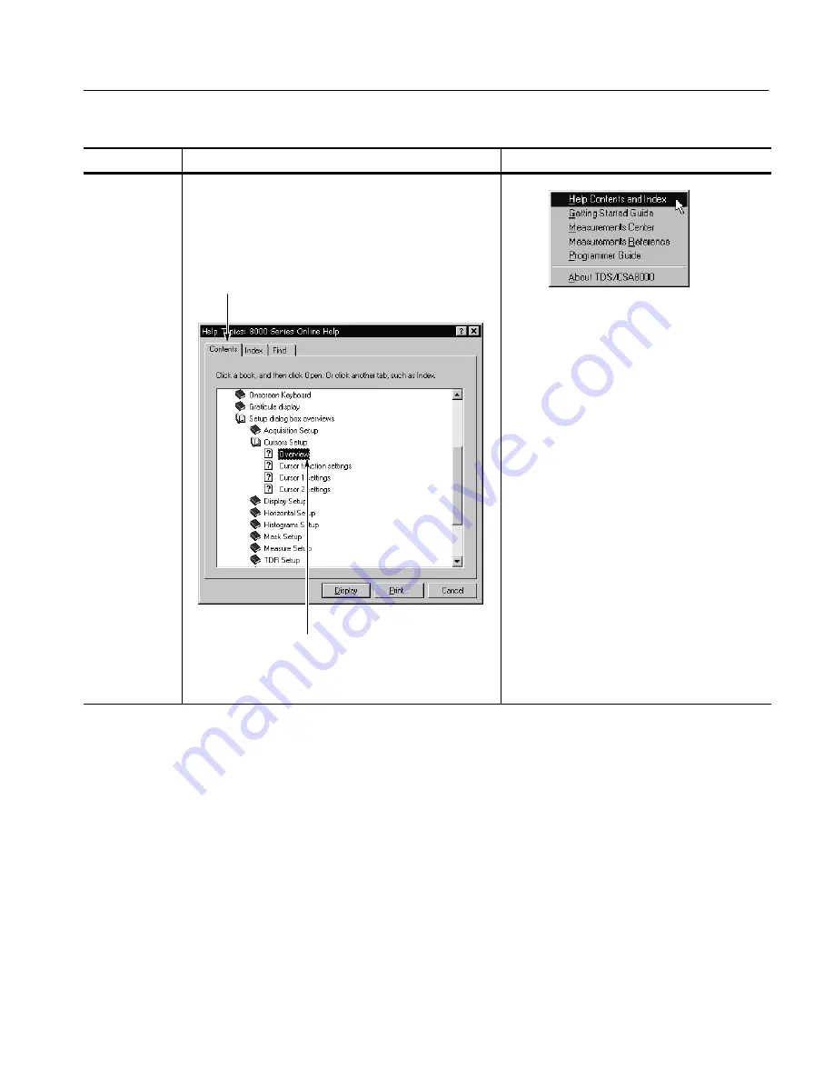 Tektronix CSA8000B Series Скачать руководство пользователя страница 245