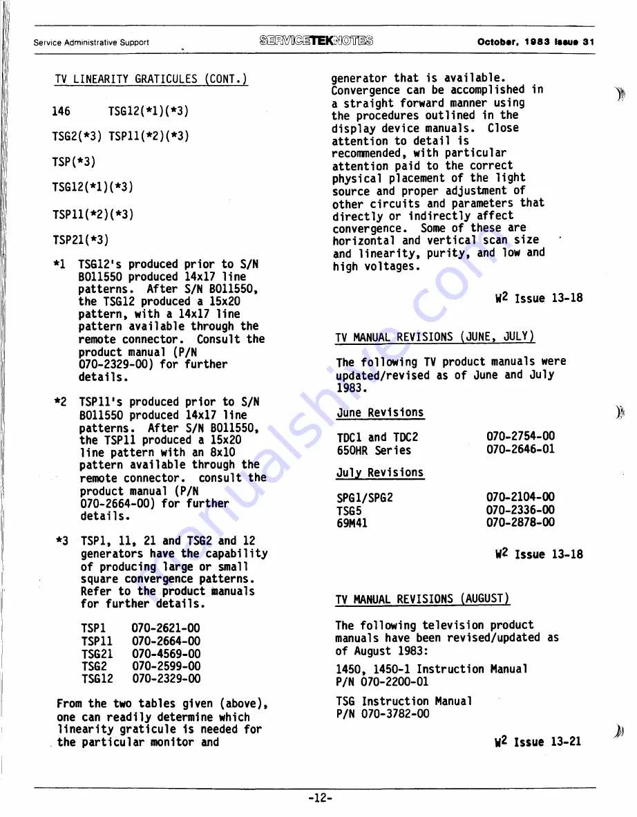 Tektronix DAS9100 Service Notes Download Page 15