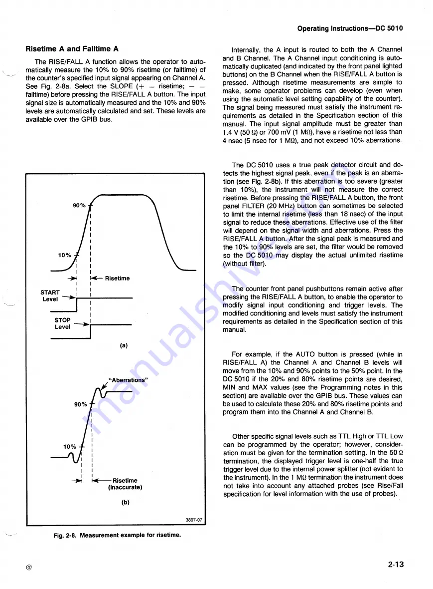 Tektronix DC5010 Instruction Manual Download Page 43