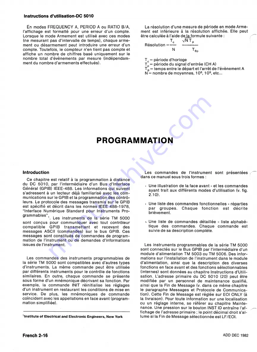 Tektronix DC5010 Скачать руководство пользователя страница 98