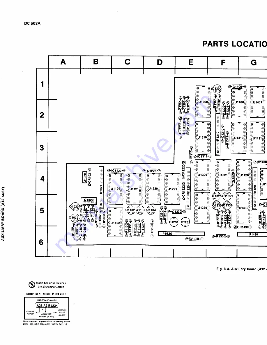 Tektronix DC503a Instruction Manual Download Page 129