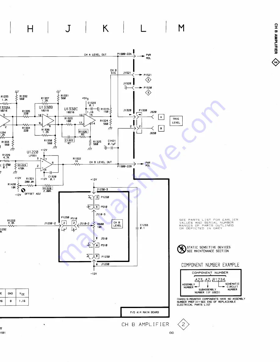 Tektronix DC503a Instruction Manual Download Page 136