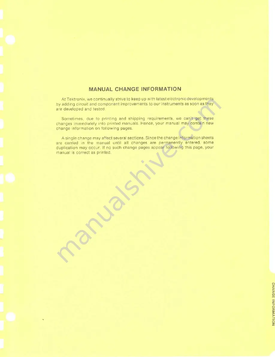 Tektronix DC503a Instruction Manual Download Page 171